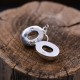 Boucles d'oreilles en argent et pierre citrine