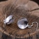 Boucles d'oreilles en argent et pierre de lune