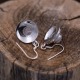 Boucles d'oreilles en argent et pierre de lune