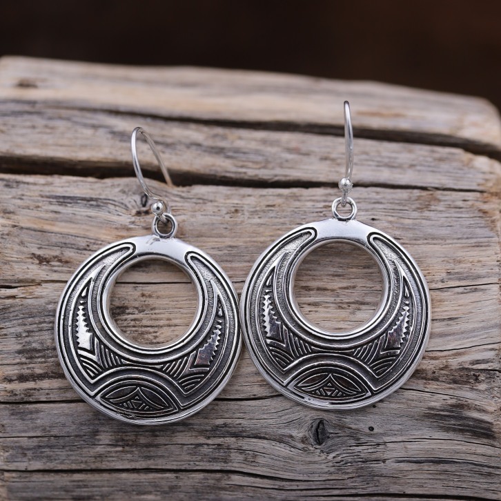 Boucles d'oreilles en argent