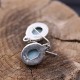 Boucles d'oreilles en argent et pierre larimar