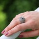 Bague grenouille d'exception en argent