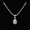 Pendentif en argent et pierre de lune