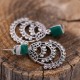 Boucles d'oreilles en argent et marcassites