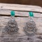 Boucles d'oreilles en argent et marcassites