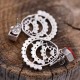 Boucles d'oreilles en argent et marcassites