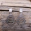 Boucles d'oreilles en argent et marcassites