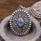 Pendentif en argent et pierre labradorite