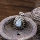 Pendentif en argent et pierre larimar