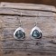 Boucles d'oreilles en argent et pierre labradorite