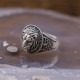 Bague d'exception en argent et pierres marcassites