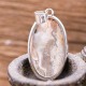 Pendentif en argent et pierre agate crazy lace