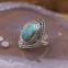 Bague en argent et pierre turquoise