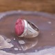 Bague en argent et pierre thulite