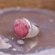 Bague en argent et pierre thulite