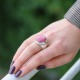 Bague en argent et pierre thulite