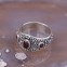 Bague en argent et pierres Grenat