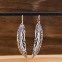 Boucles d'oreilles en argent et pierre de lune