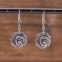 Boucles d'oreilles d'exception en argent et marcassites
