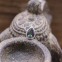 Pendentif en argent et pierre topaze mystique