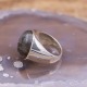 Bague en argent et pierre labradorite