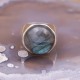 Bague en argent et pierre labradorite