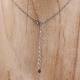 Collier d'exception en argent, marcassites et Agate verte