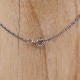 Collier d'exception en argent, marcassites et pierre Grenat