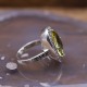 Bague d'exception en argent, marcassites et Quartz Lemon