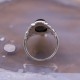 Bague d'exception en argent, marcassites et pierre Onyx