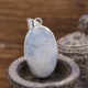 Pendentif en argent et pierre de lune