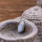 Pendentif en argent et pierre de lune