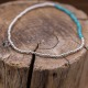 Bracelet perles Argent et pierre Turquoise