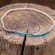 Bracelet perles Argent et pierre Turquoise