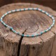 Bracelet perles Argent et pierre Turquoise
