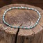 Bracelet perles Argent et pierre Turquoise