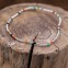 Bracelet perles Argent et multi-pierres - Taille bracelet - 17cm