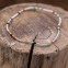 Bracelet perles Argent et multi-pierres