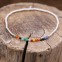 Bracelet perles Argent et multi-pierres - Taille bracelet - 17cm
