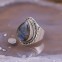 Bague en argent et pierre labradorite