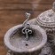 Pendentif serpent en argent