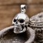 Pendentif tête de mort en argent