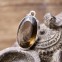 Pendentif en argent et pierre quartz fumé