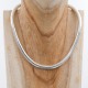 Collier en argent snake 1/2 rond 7mm