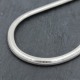 Collier en argent snake 1/2 rond 7mm