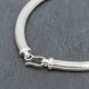 Collier en argent snake 1/2 rond 7mm