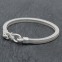 Bracelet en argent snake carré 4mm enfant