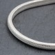 Bracelet en argent snake 1/2 rond 5mm