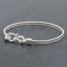Bracelet en argent snake plat 4mm - Non vieilli