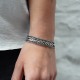 Bracelet en argent snake Kaleen